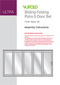 Vufold 5 door ultra(triple glazed) installation manual