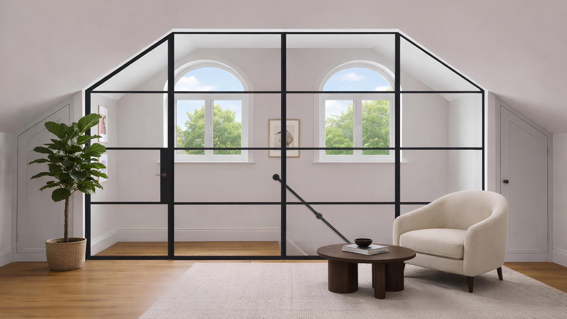 Aluspace Shaped Partitions