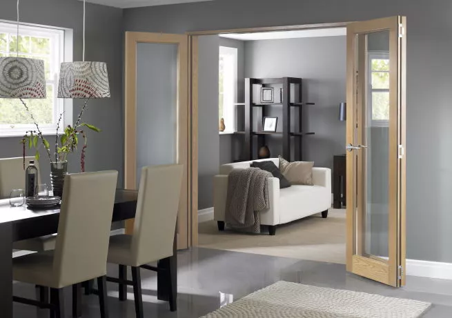 Vufold Inspire range  - internal bifold doors