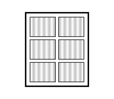 Reeded Glass