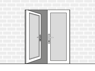 Left Opening Open In