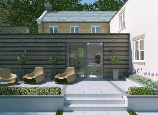 Status 1.8m (approx 6ft) Grey/White Sliding Door - Double Glazed