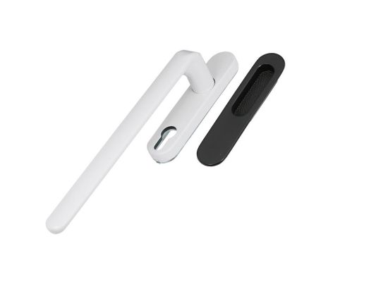 White Handle Inside / Black Pull Outside