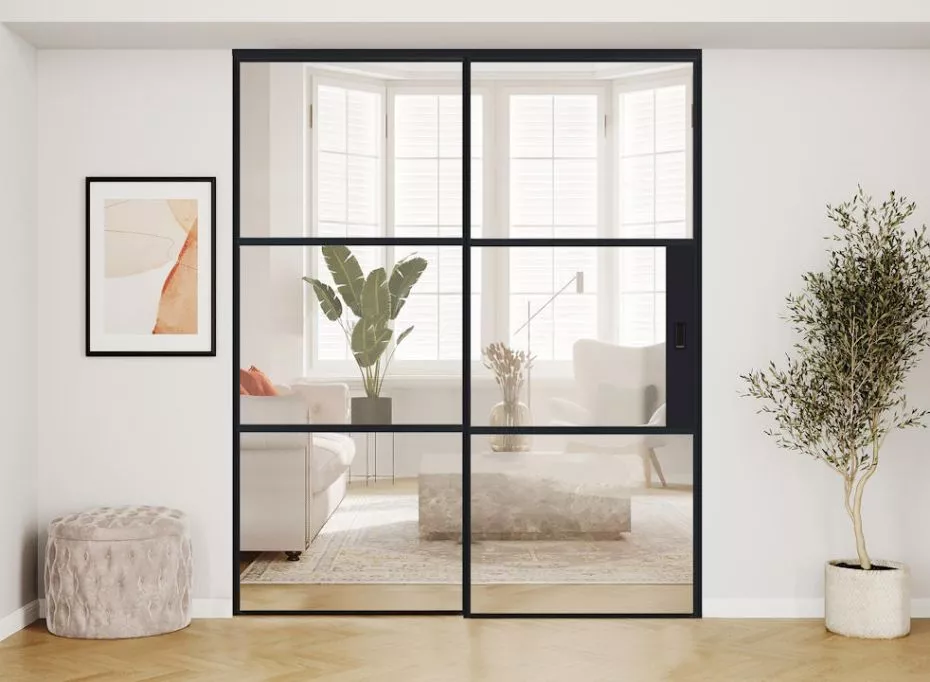 AluSpace 1200mm x 2084 aluminium internal sliding doors