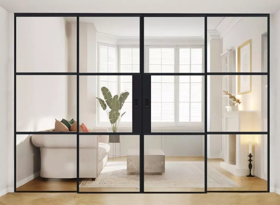 AluSpace 4000mm x 2384mm aluminium sliding doors