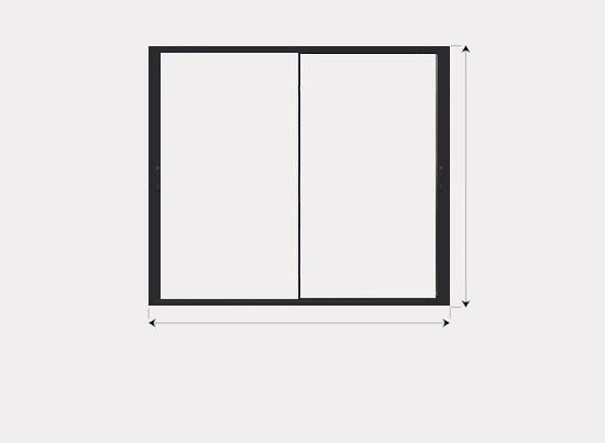 Cor Vision Sliding Door Builder Grey main product photo