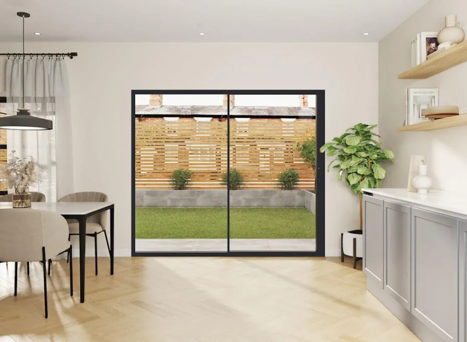 Vufold sliding door