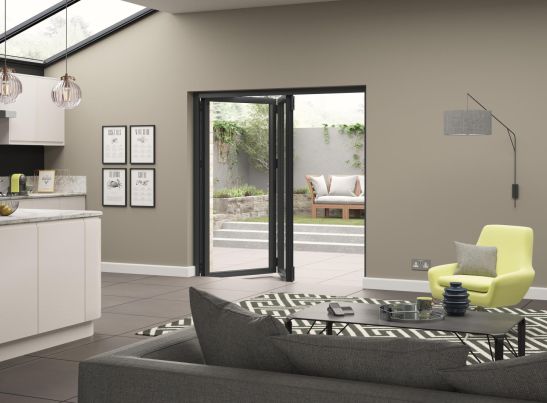 Supreme Express 1.8m Grey Bifold Door