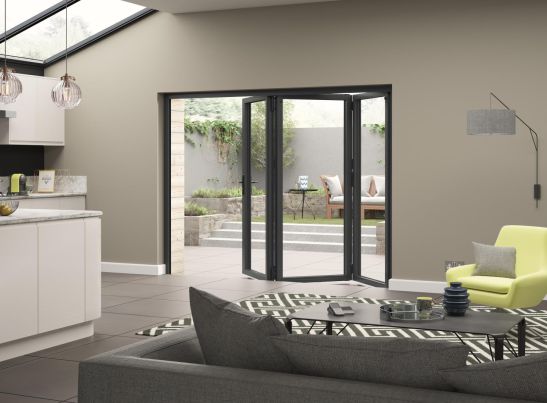 Supreme Express 2.1m Grey Bifold Door