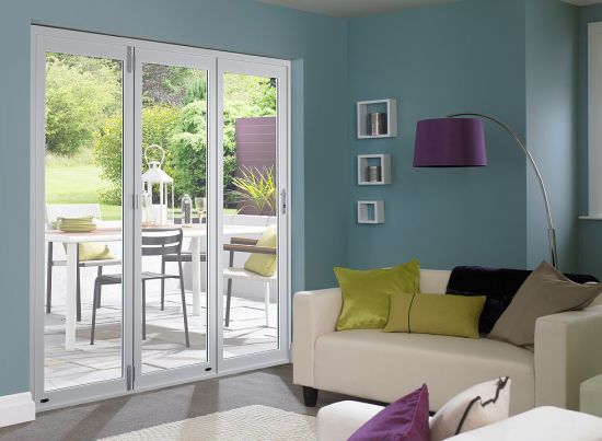 Master White 2.4m (approx 8ft) Bifold Doors