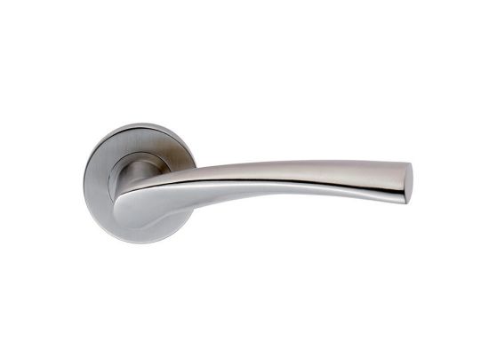 Satin Stainless Curved Lever