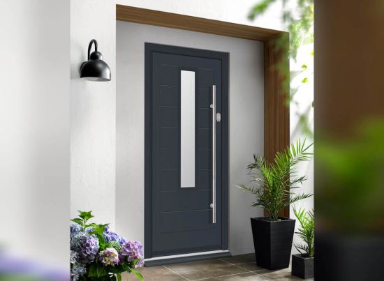 Monaco Grey Contemporary Door