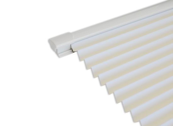 External Aluminium 2 Door Blinds - White Rail and White Fabric