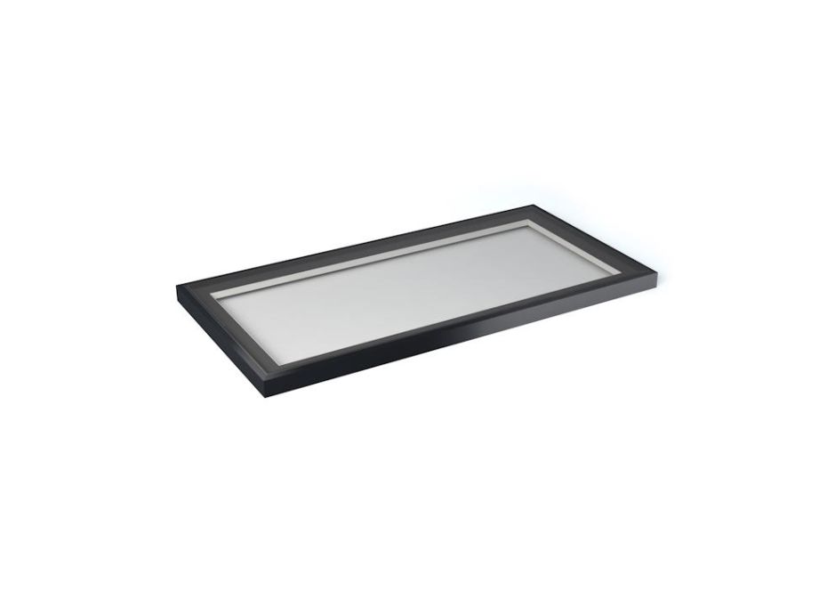 Flat Rooflight 1m x 2m Grey main product photo