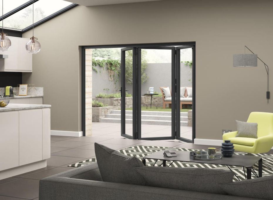 Supreme Express 3.0m Grey Aluminium Double Glazed main product photo