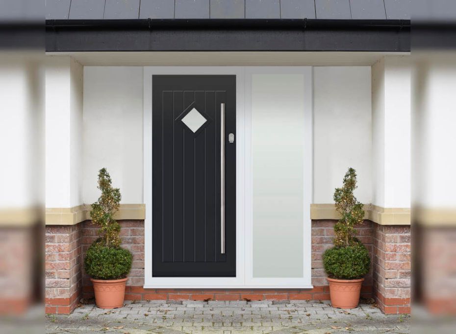 Belfry Black Door 1.59m main product photo