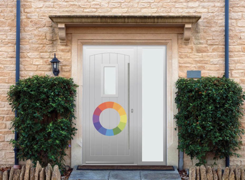Broadfield - Aluminium Custom Colour Front Door - With Sidelight main product photo
