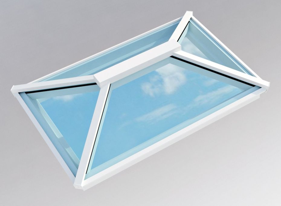 Contemporary Roof Lantern 1m x 1.5m White main product photo