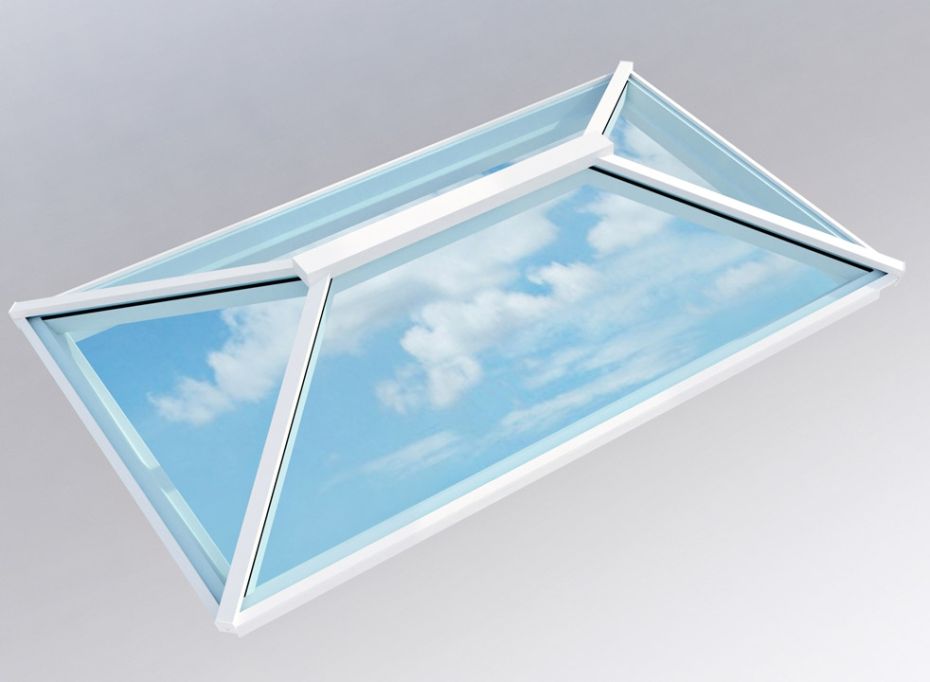 Contemporary Roof Lantern 1.5m x 2.5m White main product photo
