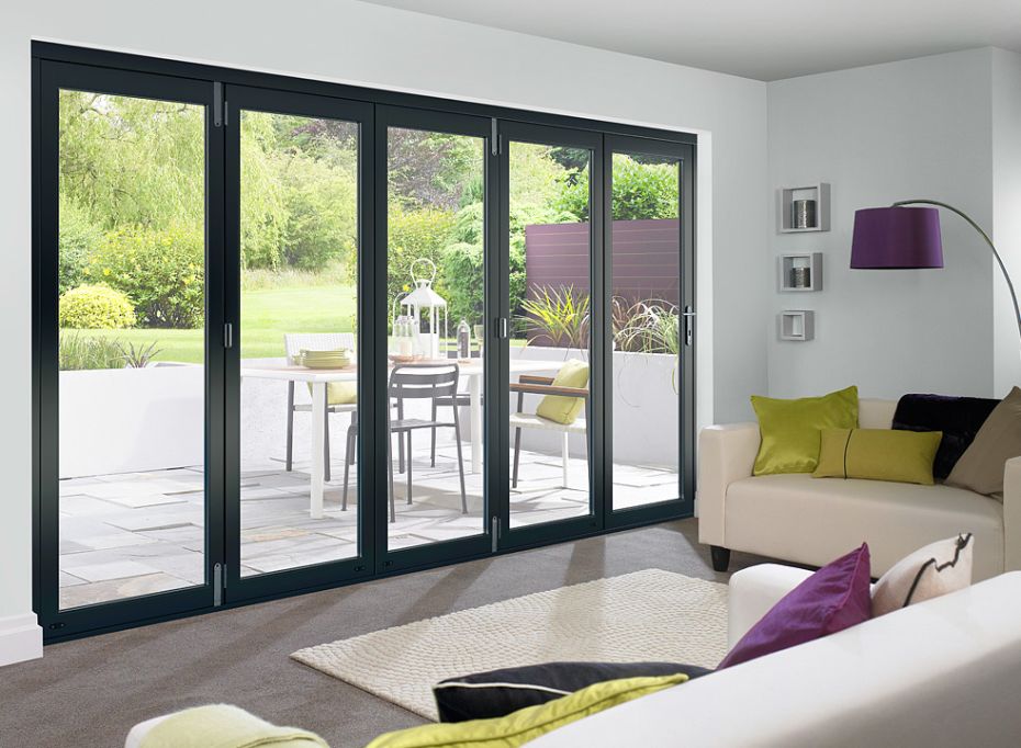 Master Grey 3.6m (approx 12ft) Bifold Doors main product photo