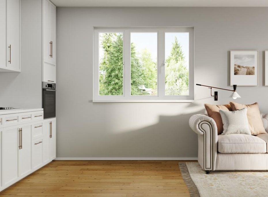 White Triple Flush Casement Window 1770mm x 1200mm main product photo