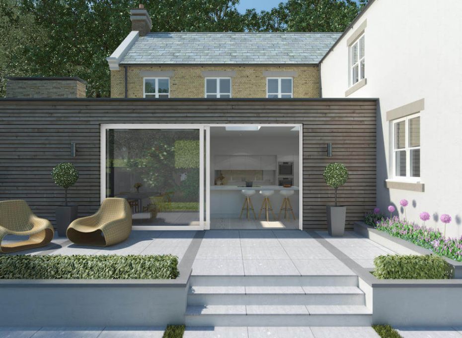 Status 3.0m (approx 10ft) White Sliding Door - Double Glazed main product photo