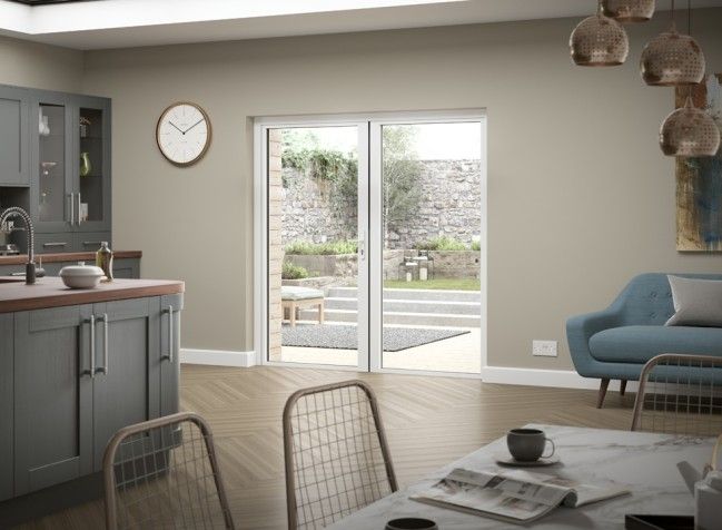 Status 1.2M Grey/White French Doors main product photo