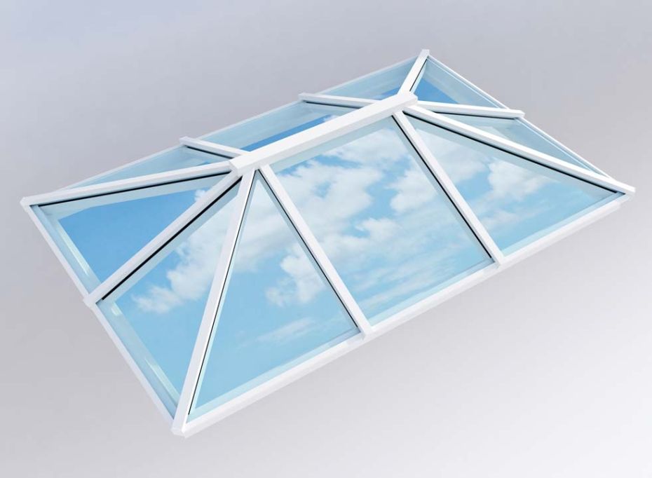 Traditional Roof Lantern 2m x 3m White main product photo