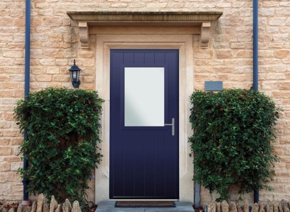 Woodchester - Aluminium Cobalt Blue Front Door main product photo