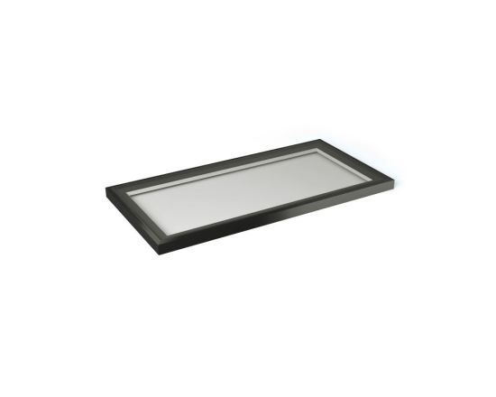 Flat Rooflight 1m x 2m Grey/White