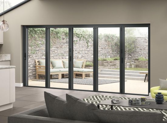 Supreme 4.8m (approx 16ft) Grey Aluminium 5 Door