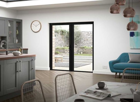 Status 1.8M Black French Doors