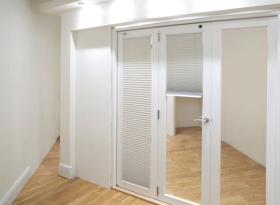 Inspire White 1.5m (approx 5ft) Internal folding Door Blinds