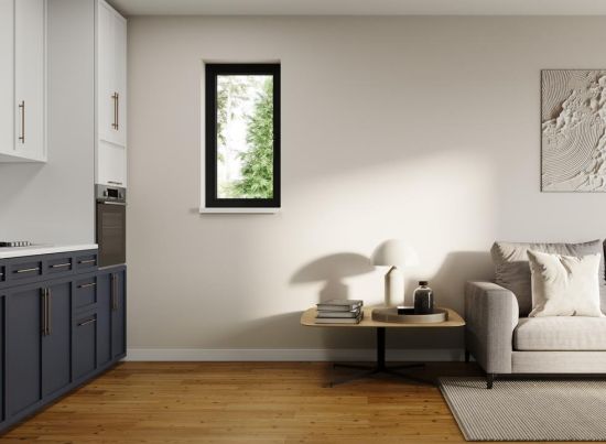 Black Casement Window 630mm x 1200mm