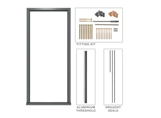 Grey Frame, Sill, Seals and Fitting Kit