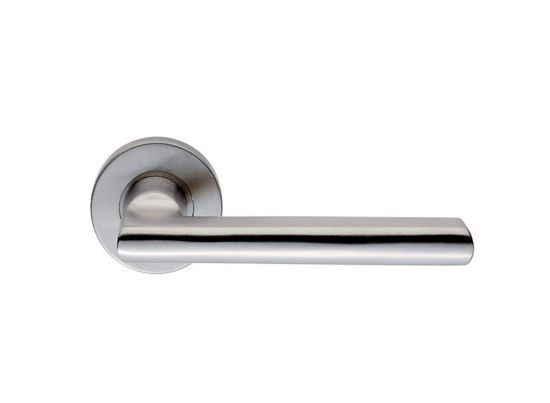 Satin Stainless Straight Lever