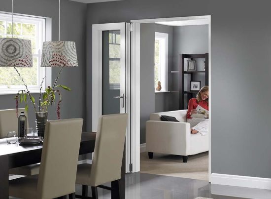 Inspire 1.2m (approx 4ft) White Internal Bi-fold Doors