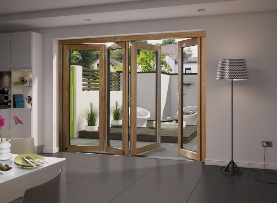 Elite Unfinished 3m (approx 10ft) Bifold Doors