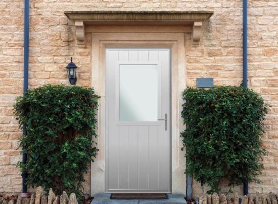 Woodchester - Aluminium Agate Grey Front Door