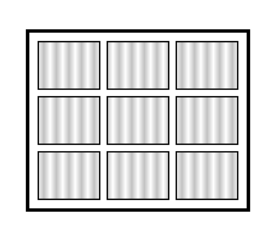 Reeded Glass