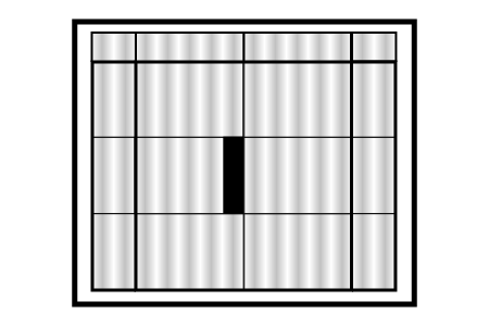 Reeded Glass