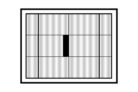 Reeded Glass