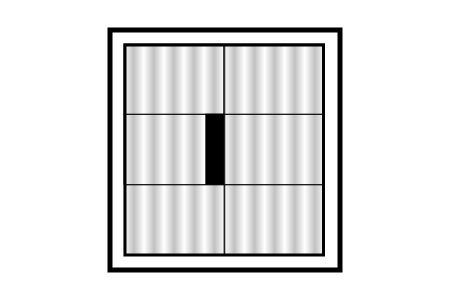 Reeded Glass
