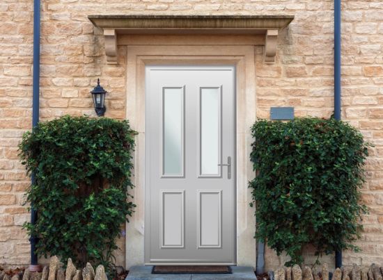 Harley - Aluminium Agate Grey Front Door