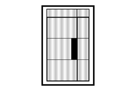 Reeded Glass