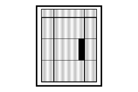Reeded Glass