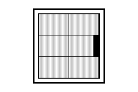 Reeded Glass