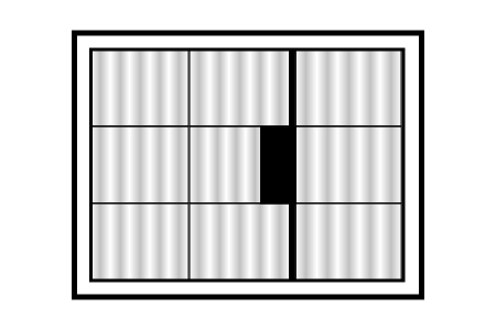 Reeded Glass