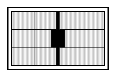 Reeded Glass