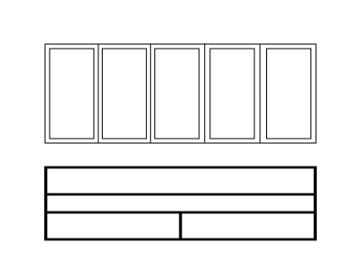 Glazed doors individually wrapped with frame broken down